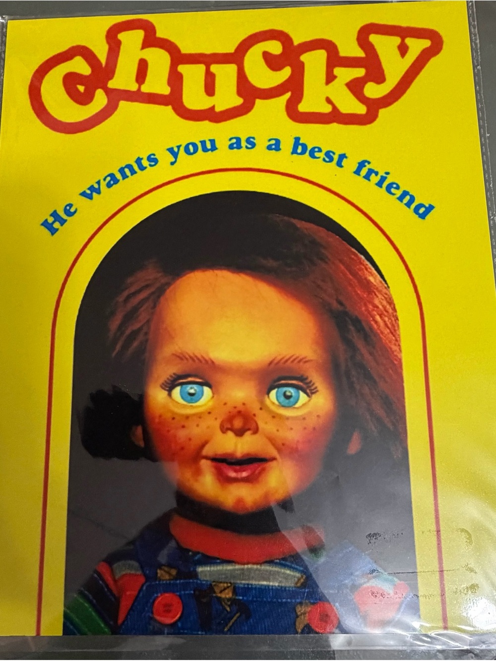 Childs Play Chucky Good Guys 8x10” Tin Sign